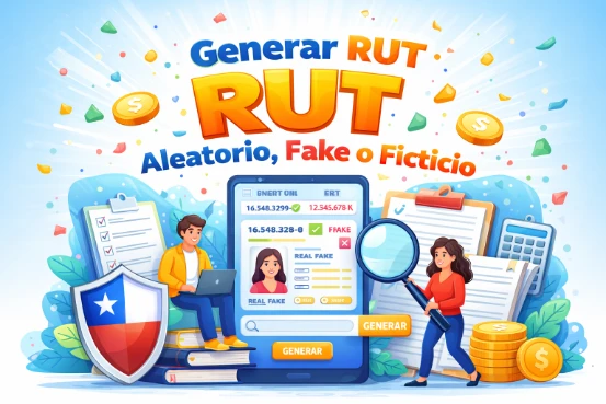 Generar RUT Aleatorio, Fake o Ficticio