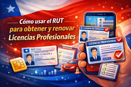 Cómo usar el RUT para obtener y renovar licencias profesionales
